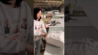 Bed sheets packing company machine packing machine shortvideo [upl. by Philan]