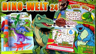 Dino Welt 24 mit Triceratops  Dimorphodon  Brontosaurus  Plesiosaurus   Dino ABC und mehr [upl. by Tichon]