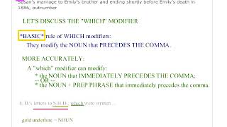 34 Thursdays With Ron March 31 2011 Which Modifiers Sentence Correction Ambiguous Pronouns [upl. by Naerad]