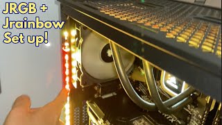 How to use JRGB and Jrainbow LEDs on Motherboards [upl. by Valdemar]