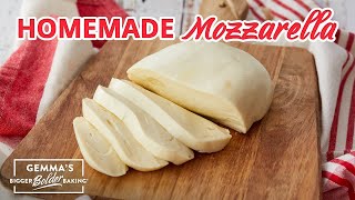 How to Make the Best Mozzarella Recipe  Bold Baking Basics [upl. by Vod]