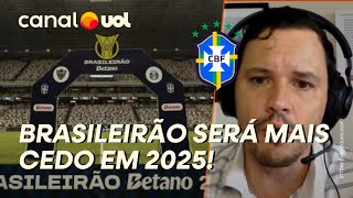 CBF ANTECIPA BRASILEIRÃO DE 2025 E AVISA SOBRE PARALISAÇÃO PARA SUPER MUNDIAL DA FIFA [upl. by Olzsal619]