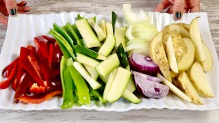 Cómo hacer Verduras Asadas al Horno Crujientes ¡¡Nunca más volverás a freír verduras [upl. by Coppock]