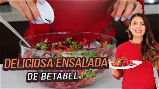 ENSALADA NAVIDEÑA ¡LA MEJOR ENSALADA DE BETABEL 🥗  BK HEALTHY LIFE [upl. by Burtis]