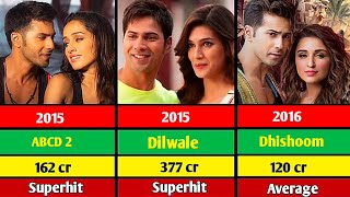 Varun Dhawan 2012 to 2023 All Movie List  Varun Dhawan Hit or Flop Movie List [upl. by Yeclek759]