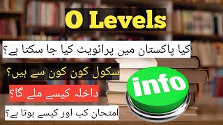 O Levels all Info  Private students  Eligibility Criteria Exams  Subjects [upl. by Medorra]