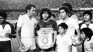 Universitario vs Boca Juniors  Amistoso 1981 Partido Completo Maradona [upl. by Ahseret]