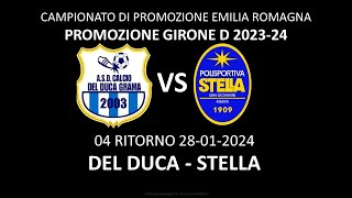 PROMOZIONE GIRONE D DEL DUCASTELLA DEL 28012024 [upl. by Carli]