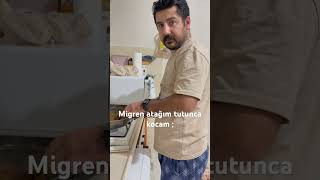 Migren atağım tutunca Beni uyandırmaya kıyamamıs Allah herkese hayırlı eş nasip etsin funny yemek [upl. by Uttica282]