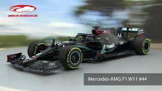 ckmodelcarsvideo Mercedes AMG F1 W11 44 winner Styrian GP F1 World Champion 2020 Minichamps [upl. by Eckardt]