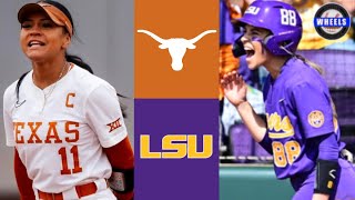 3 Texas vs 2 LSU Highlights  2024 College Softball Highlights [upl. by Caplan]