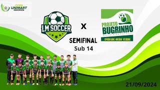 Copa Unimart  LM x Proj Bugrinho  Sub 14  Semi 2t [upl. by Donaugh]