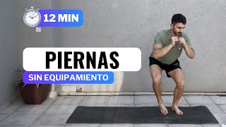 12 MIN RUTINA DE CALISTENIA PARA PIERNAS  Entrena en Casa [upl. by Janella]