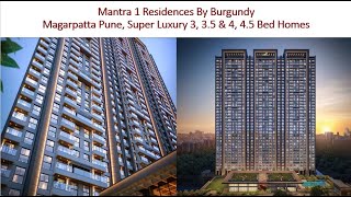 Mantra Magarpatta  1 Residences By Burgundy  Magarpatta Pune [upl. by Essej]