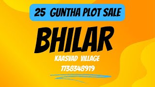 KAASVAD VILLAGE NEAR BHILAR 25 GUNTHA PLOT SALE CALL  7738348919 [upl. by Arakawa984]