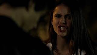 1x07 Elena tries to fight Damon  The Vampire Diaries [upl. by Drusie]