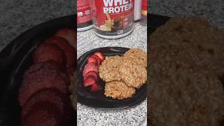 GALLETAS PROTEICAS Fáciles y deliciosas 😍 recetasfit proteina comidasaludable [upl. by Weissman928]