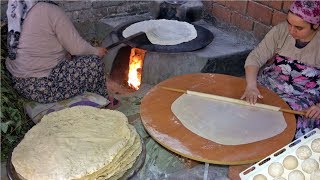 Traditional Yufka Bread Recipe And Gozleme Borek Varieties [upl. by Neelyak823]