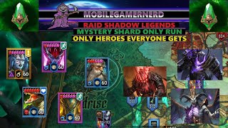 EP 80 Past 270 Days Raid Shadow Legends F2P Mystery Shard Only Run Halloween Fusion and Doom T [upl. by Bruyn]