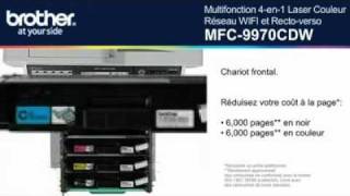 MFC9970CDW  Imprimante Multifonction Laser  Brother [upl. by Galatea349]