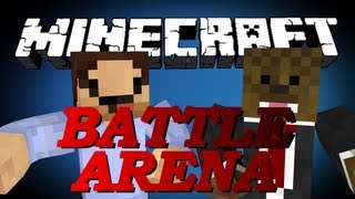 Minecraft Battle Arena PVP Minigame w MrWoofless Round 1  JeromeASF [upl. by Aennaej]