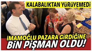 Ekrem İmamoğlu Pazara Girdiğine Bin Pişman Oldu Kalabalıktan Yürüyemedi [upl. by Stanislas93]