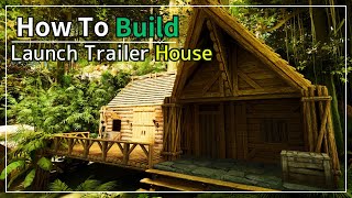 How To Build A ARK Survival Ascended Launch Trailer House｜PVに映った拠点の作り方【ASA建築動画】 [upl. by Nosliw]