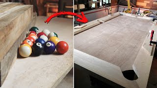 I think I built the Best Wooden Billiard Table [upl. by Nirac]