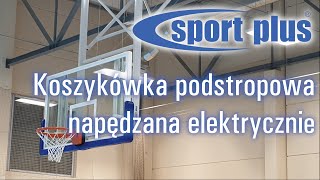 PL Koszykówka podstropowa z napędem elektrycznym  SPORT PLUS [upl. by Quintina989]