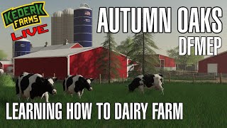 Learning how to Dairy Farm on Autumn Oaks Diniz Farms Map Enhancement Project DFMEP  Episode 1 [upl. by Janeczka970]