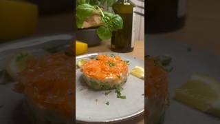 Lachs Tatar 🍣📌Rezept in derBeschreibung [upl. by Ano]