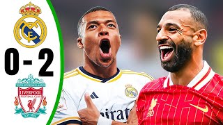 Real madrid vs Liverpool 02  All Goals amp Highlights  2024 [upl. by Redliw520]