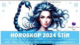 Horoskop Štír 2024  Roční Horoskopy pro znamení Štír od věštkyně  HoroskopTarotcz 2024 [upl. by Piefer]