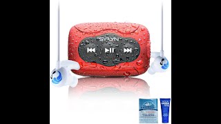 Swimbuds Sport Headphones and 8 GB SYRYN Waterproof MP3 Player with Shuffle Feature [upl. by Bowden64]