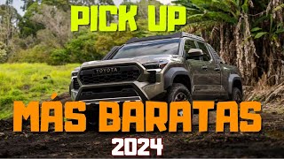 Las PICKUP MAS BARATAS para comprar 2024 [upl. by Ayeki22]