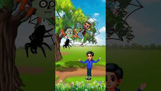 I returned the color of the spider cartoon animation animatedcartoon comedy banglacartoonm [upl. by Clarabelle]