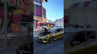 Aussie burnout cars in Las Vegas [upl. by Gwynne]