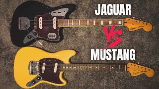 Squier Mustang vs Jaguar [upl. by Venterea639]