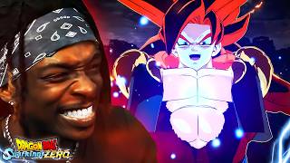 SSJ4 GOGETA DRAGON BALL Sparking ZERO OFFICIAL GT TRAILER REACTION [upl. by Arzed739]