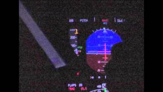 Bagram Airfield Afghanistan  MD11 Cockpit Night Landing [upl. by Christyna]