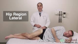 Approach to Hip Region Pain Physical Exam  Stanford Medicine 25 [upl. by Heim829]