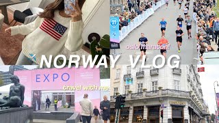 NORWAY VLOG  oslo marathon amp exploring the city [upl. by Bonilla]