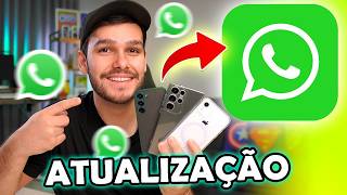 NOVA ATUALIZAÇÃO do WHATSAPP 2024 para iPhone e Android [upl. by Sillyhp]