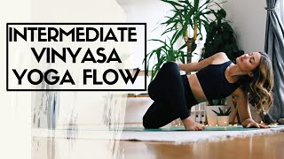 25MIN INTERMEDIATE VINYASA FLOW YOGA  HMFYOGA [upl. by Catherine261]