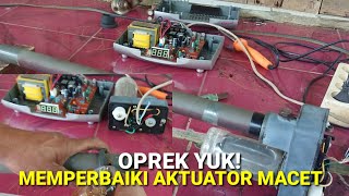 MUDAH MEMPERBAIKI AKTUATOR PENGGERAK PARABOLA ERROR MACET TOTAL [upl. by Ethbin]