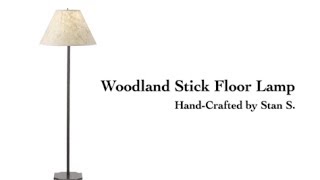 How Its Made  Woodland Stick Floor Lamp [upl. by Trudnak]