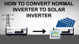 How to Convert Any Ordinary Inverter into Solar Inverter  SuKam Solarcon [upl. by Nuzzi365]