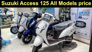 New 2024 suzuki Access 125 BS6 OBD2 All models price Detailed Review access suzuki [upl. by Ysnap]