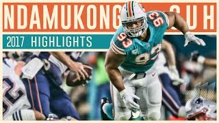 Ndamukong Suh 2017 Miami Dolphins Highlights [upl. by Halik]