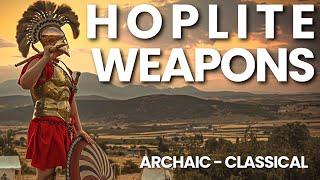 The Many Weapons of the Ancient Greek Hoplite  hoplite warfare from the ArchaicClassical [upl. by Hare]